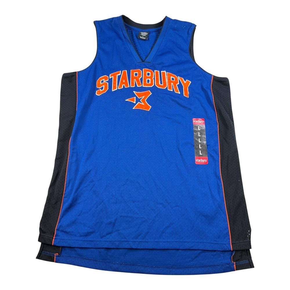 Starbury Basketball Jersey Mens Large Blue NBA Basketball Stephon Marbury 3